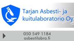 Tarjan asbesti- ja kuitulaboratorio Oy logo